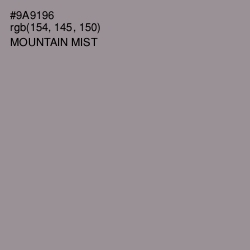 #9A9196 - Mountain Mist Color Image